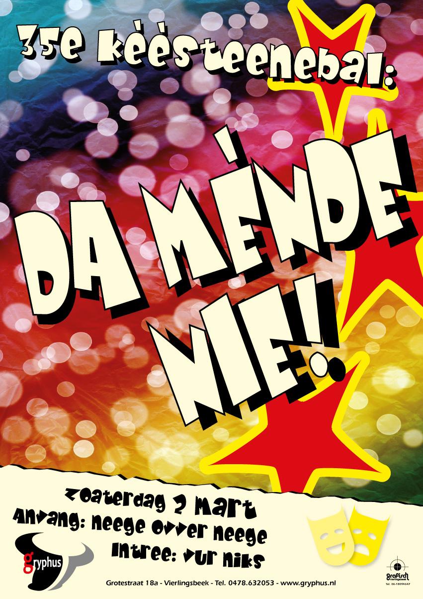 35e Kèèsteenebal: DA MÈNDE NIE!