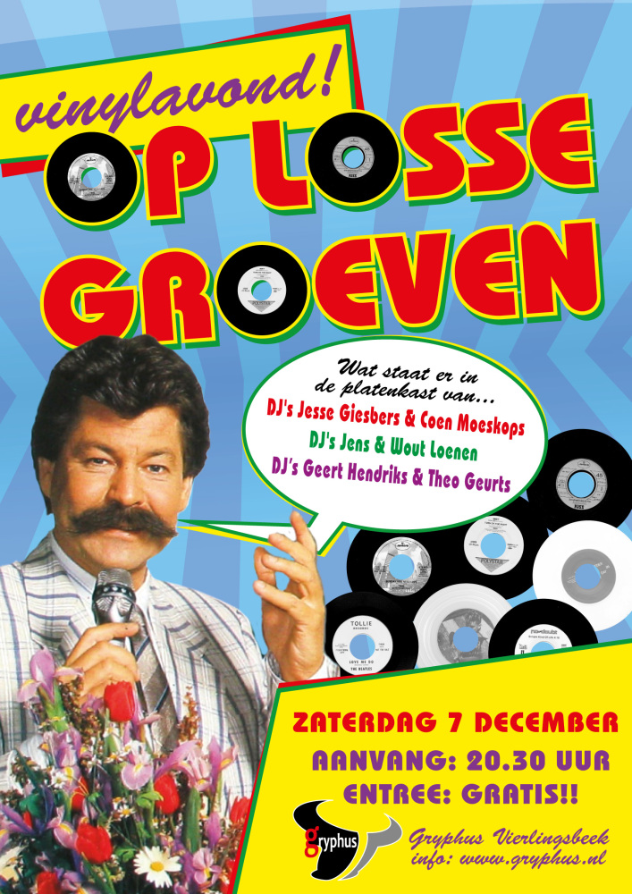 OP LOSSE GROEVEN met DJ’S JESSE GIESBERS & COEN MOESKOPS + DJ’S JENS & WOUT LOENEN + DJ’S GEERT HENDRIKS & THEO GEURTS