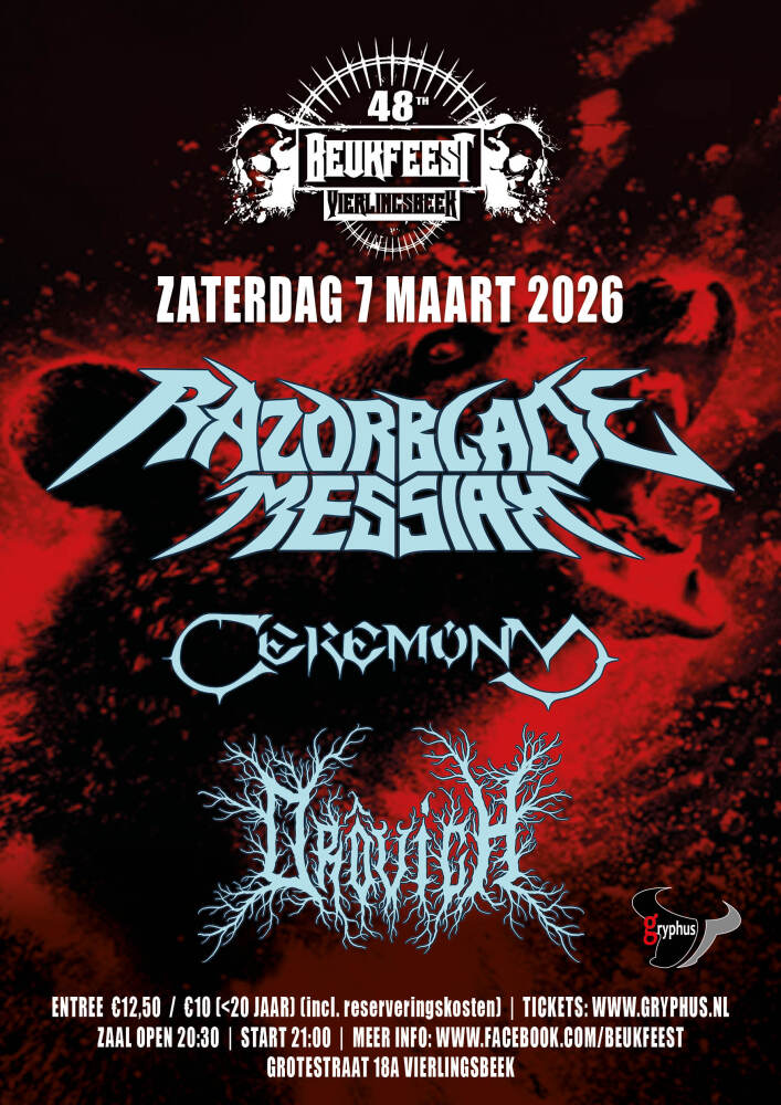 BEUKFEEST: RAZORBLADE MESSIAH + CEREMONY + BRÔVICH