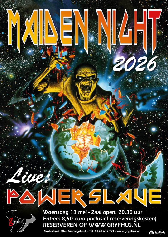MAIDEN NIGHT 2026 met live: POWERSLAVE