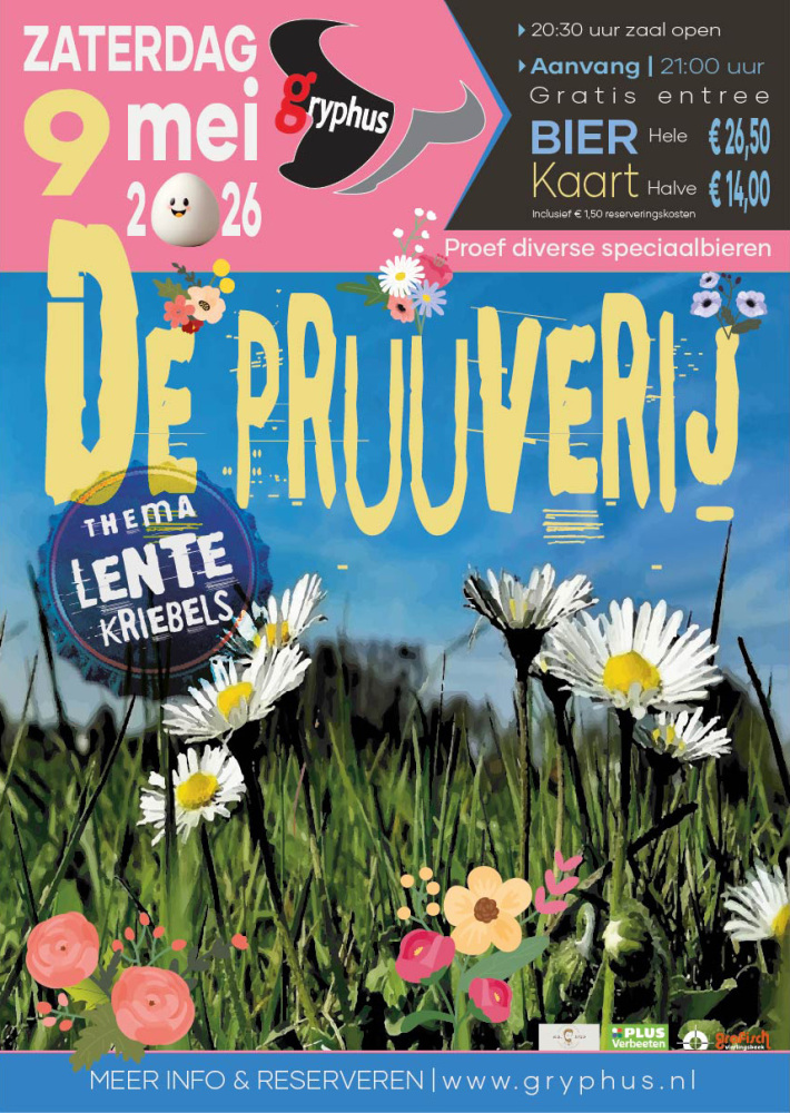 DE PRUUVERIJ: LENTEKRIEBELS