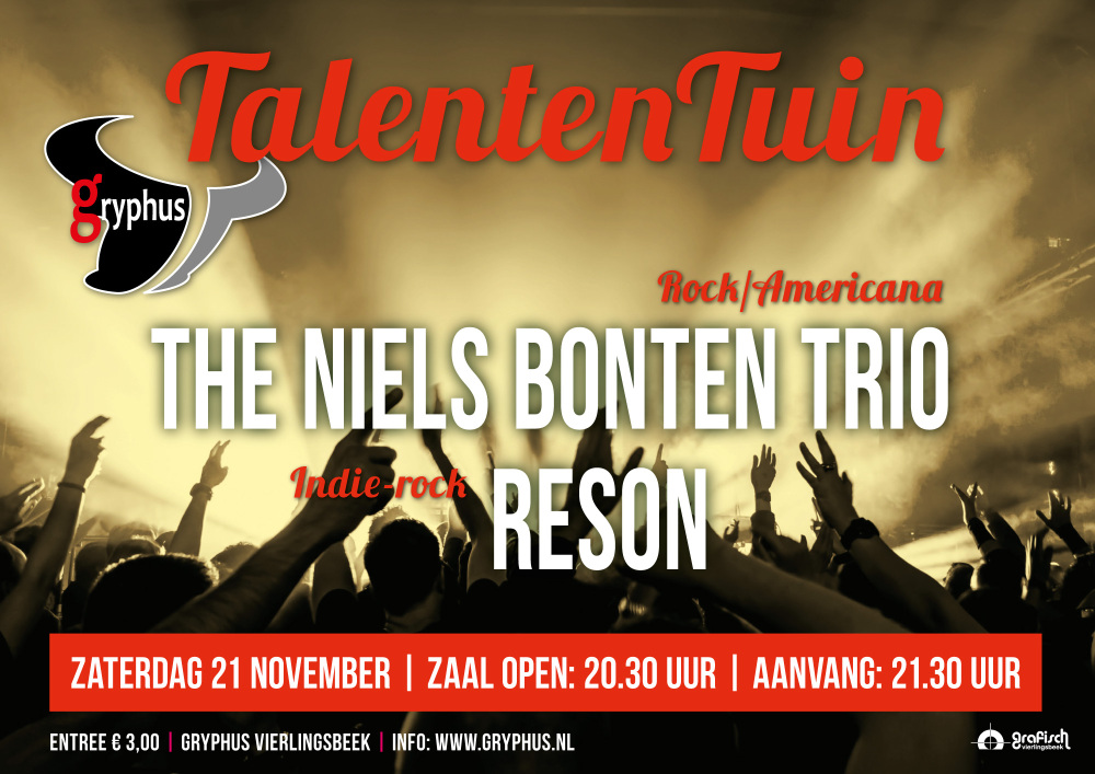 TALENTENTUIN: THE NIELS BONTEN TRIO + RESON