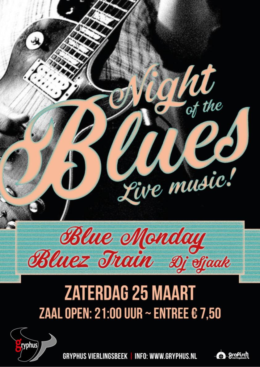Night of the Blues: Blue Monday + Bluez Train